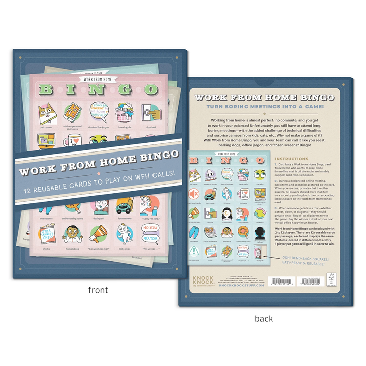 Knock Knock Office Goods Work from Home Bingo Set