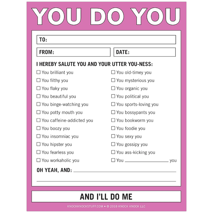 Knock Knock Office Goods You Do You Nifty Note