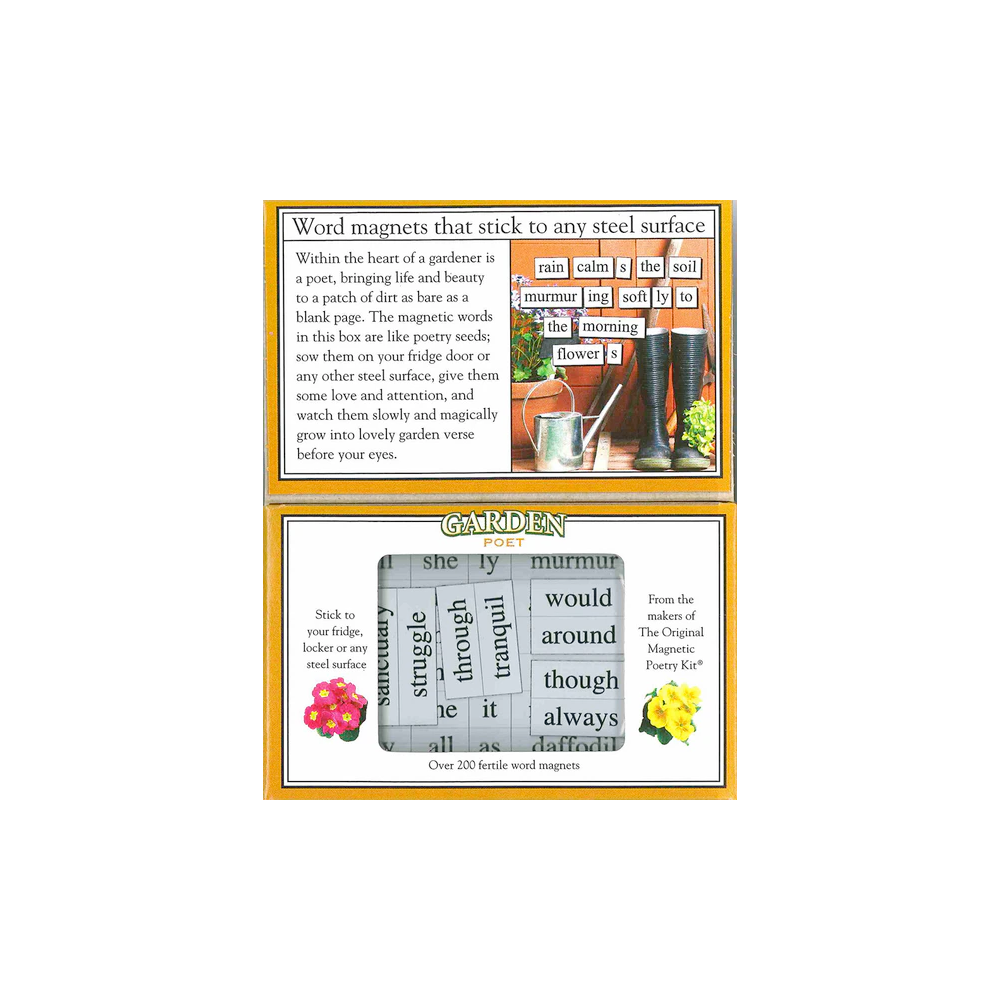 Magnetic Poetry Toy Creative Garden Poet