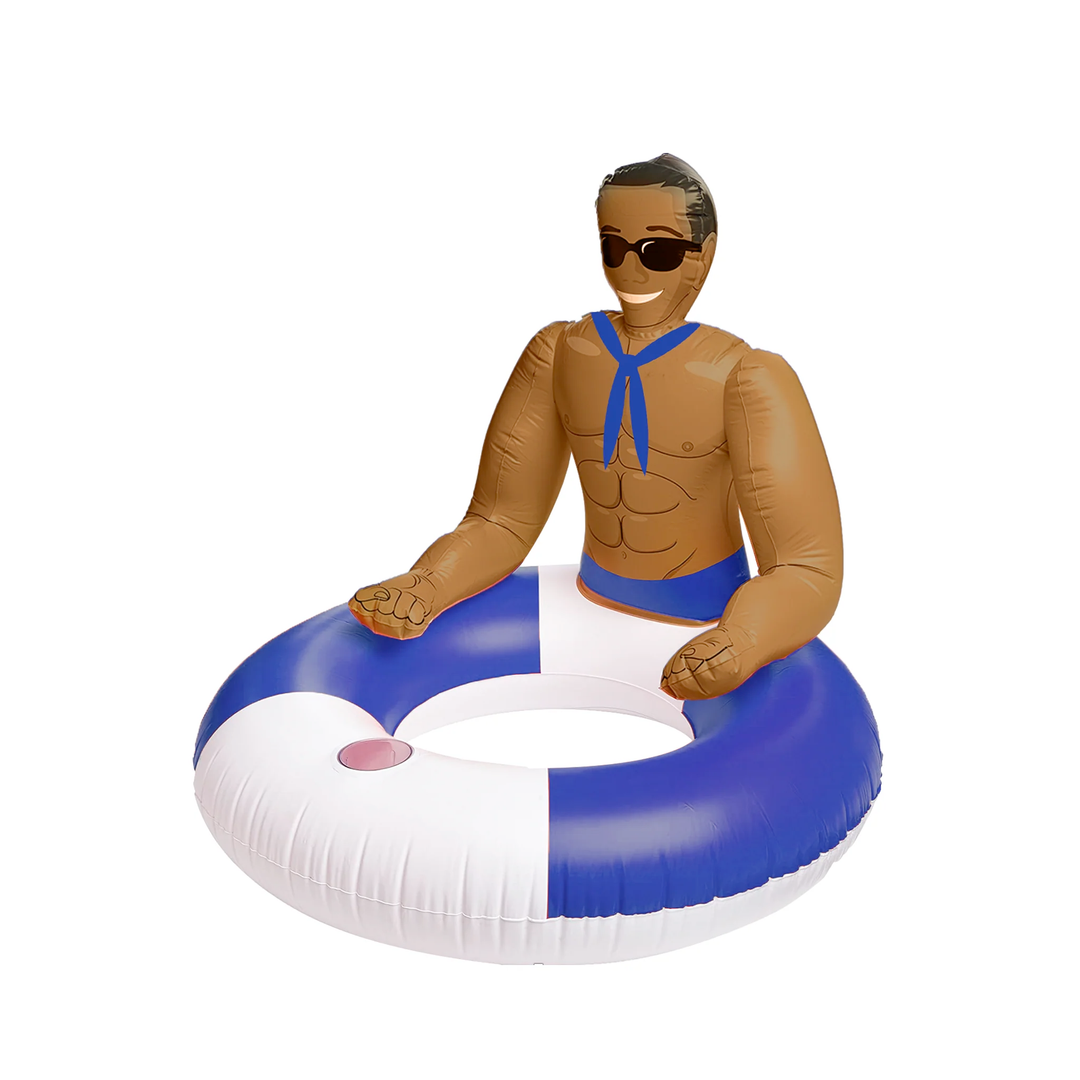 NPW Toy Outdoor Fun Jerry Inflatable Hunk Pool Float