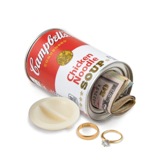 Off the Wagon Shop Funny Novelties Campbells Chicken Noodle Soup Can Safe
