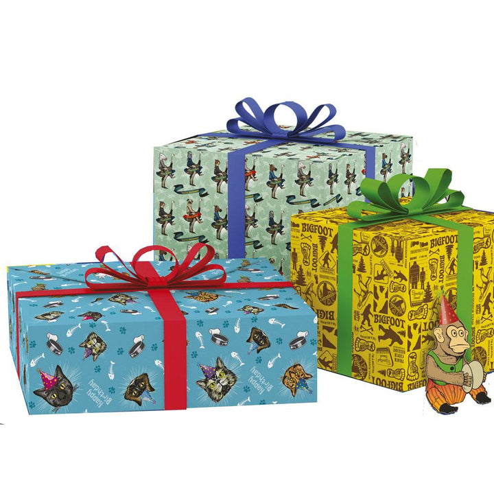 Off the Wagon Shop Gift & Flat Wrap Weird Birthday Gift Wrapping