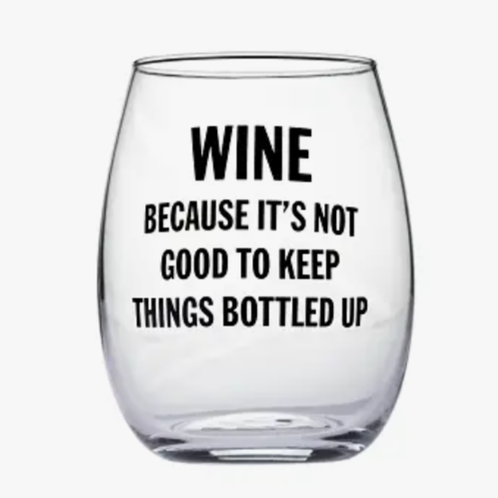 Snark City Drinkware & Mugs Wine....Not Good To Keep things Bottled Up