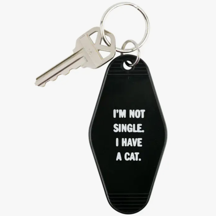 Snark City Personal Care I'm Not Single I Have A Cat Keychain