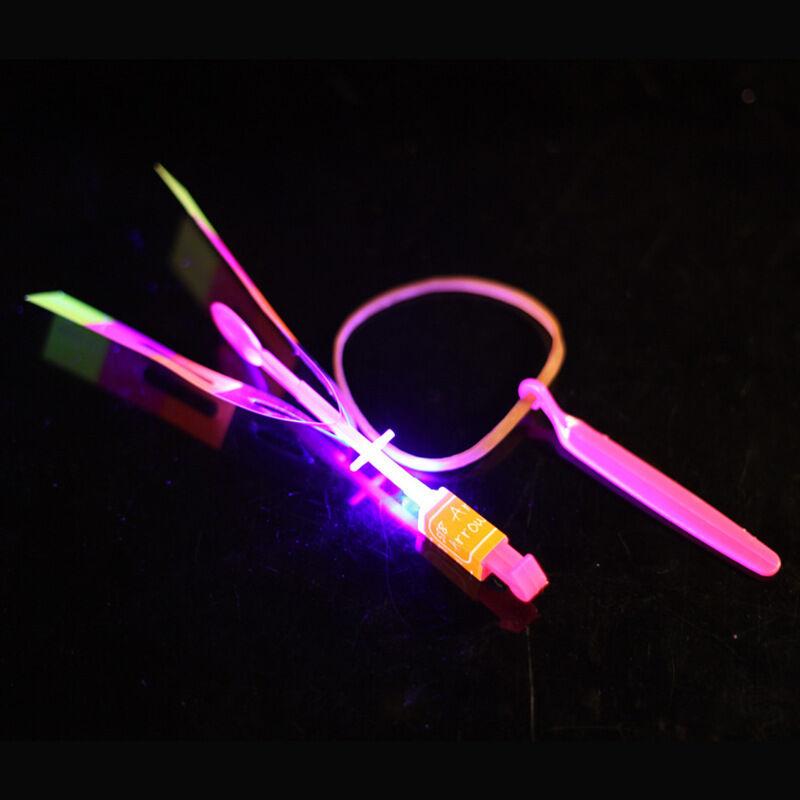 Spin Copter OUTDOOR ACTIVE Spin Copter Launchable LED Helicopter Toy