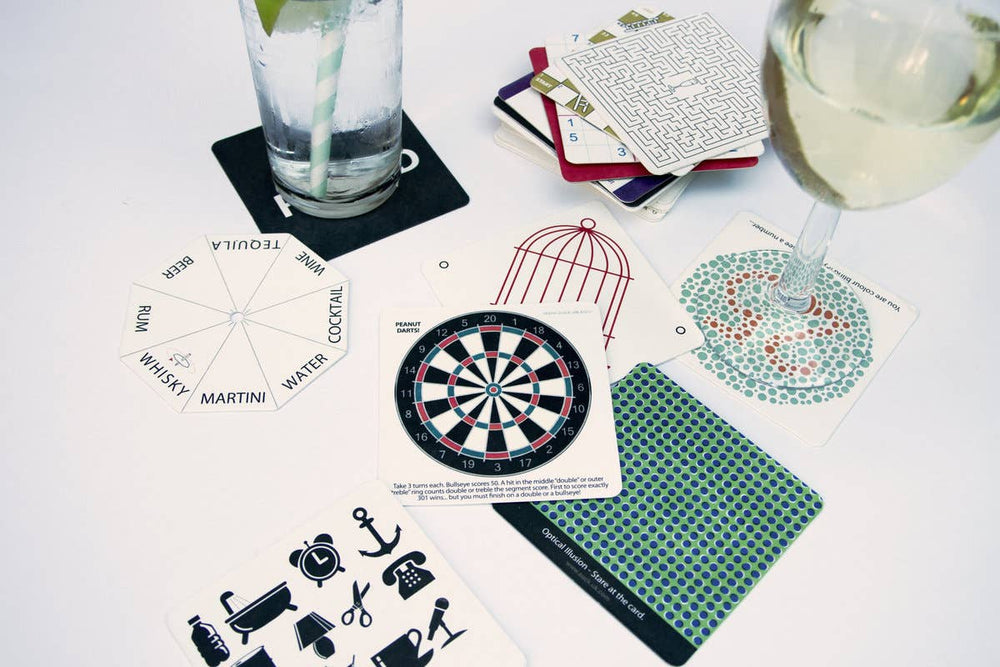 SUCK UK Kitchen & Table Bar Games Drink Coasters