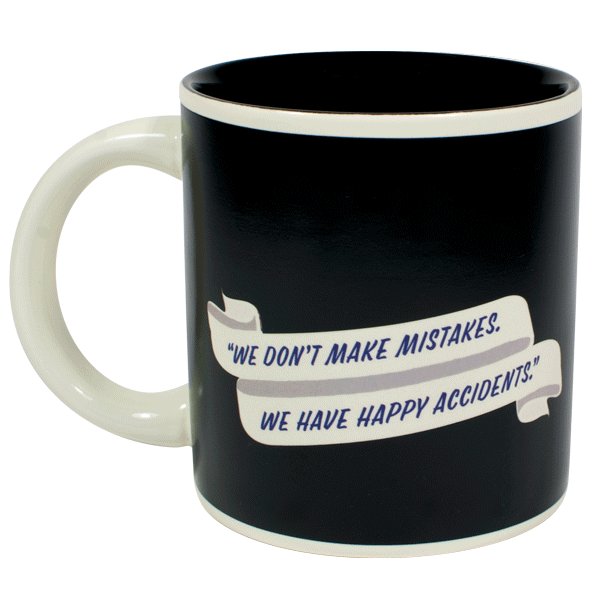 Unemployed Philosophers Guild Home MUGS Bob Ross Mug