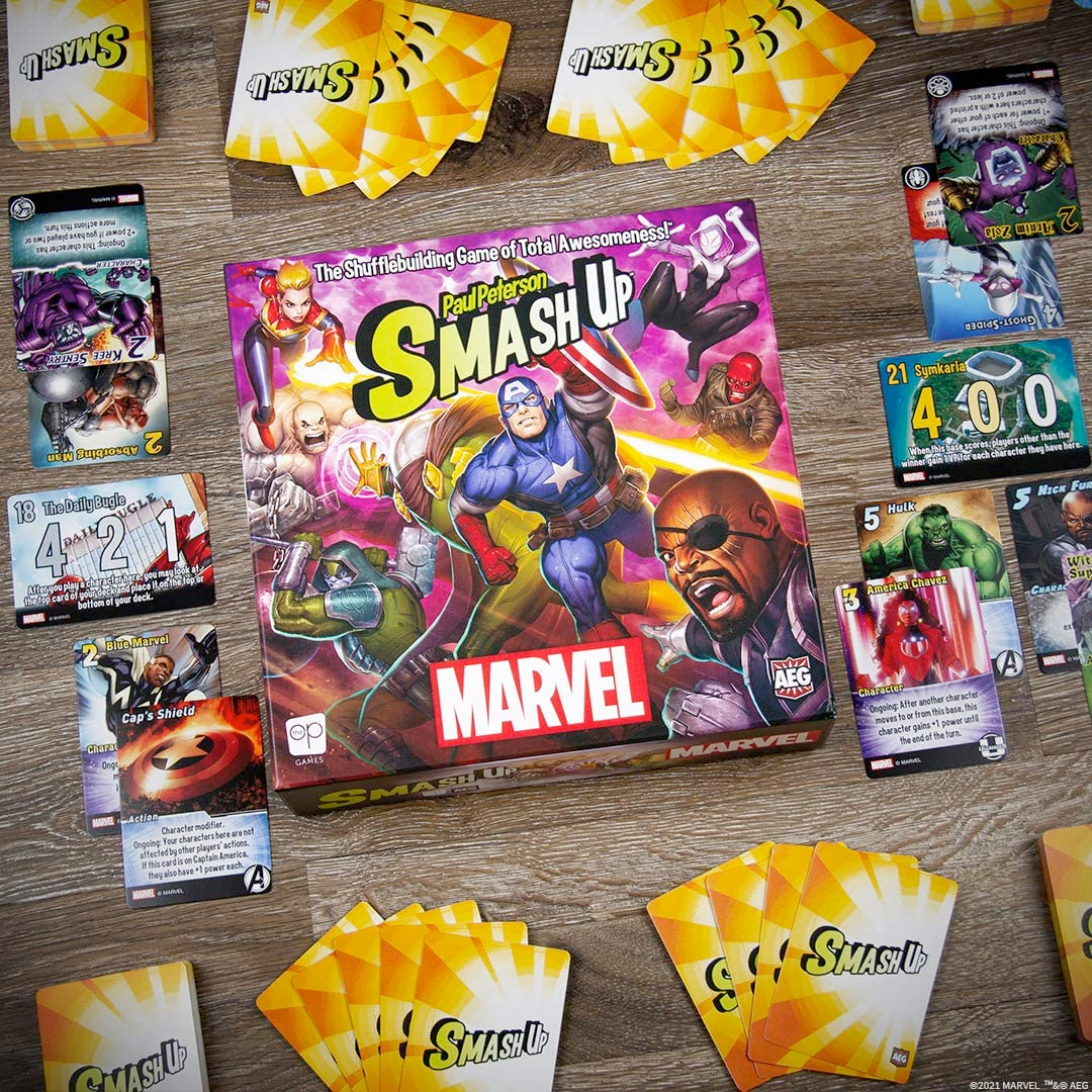 USAopoly Games Marvel Smash Up