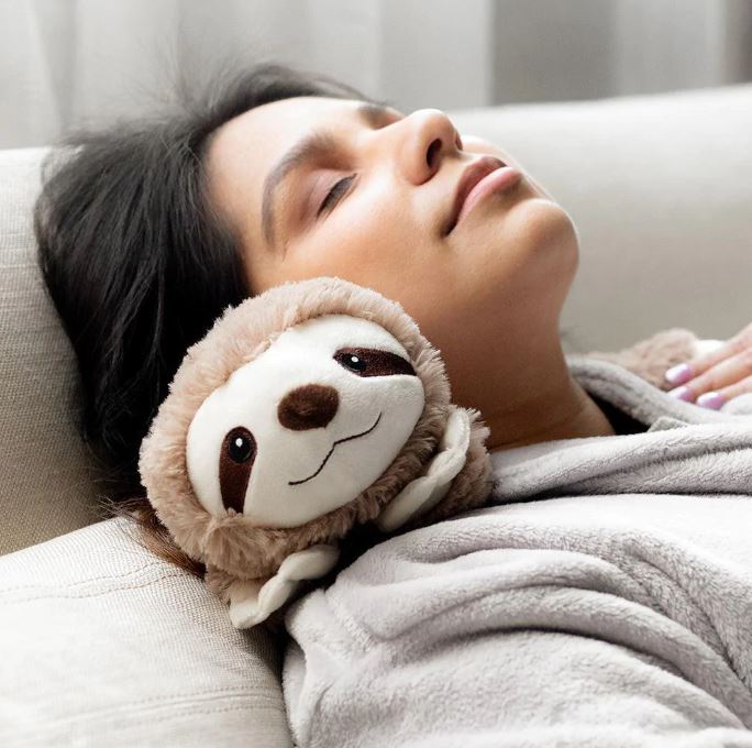 Warmies Toy Stuffed Plush Sloth Warmies Wrap